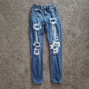 Nature by Kancan Distressed Jeans sz 1